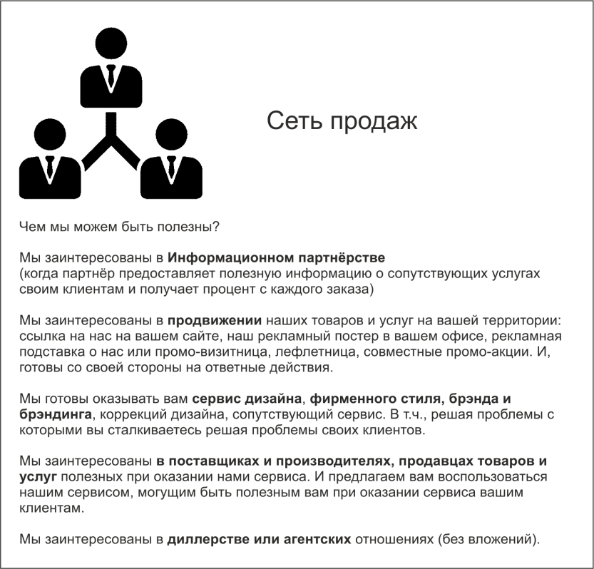 Сеть продаж